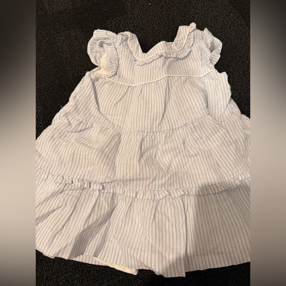 Janie and Jack Blue Striped Dress